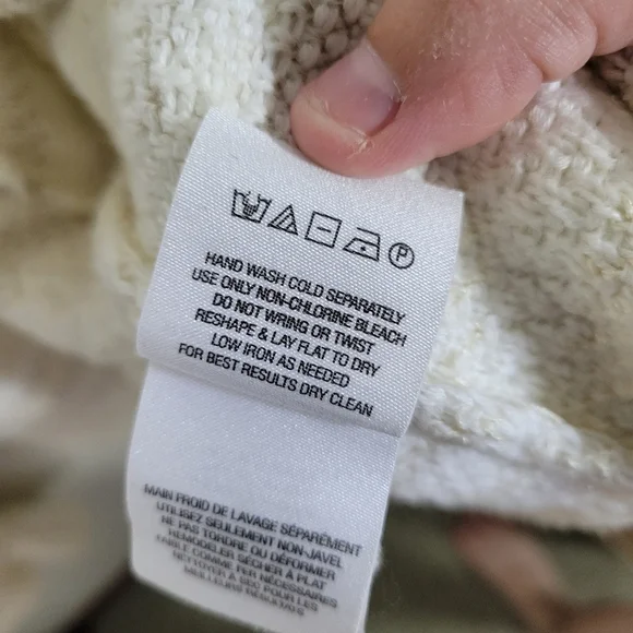 MOTH Anthropologie Mahalia Kimono Bell Sleeve Thick Neutral Cardigan, Size Small - Picture 6 of 10